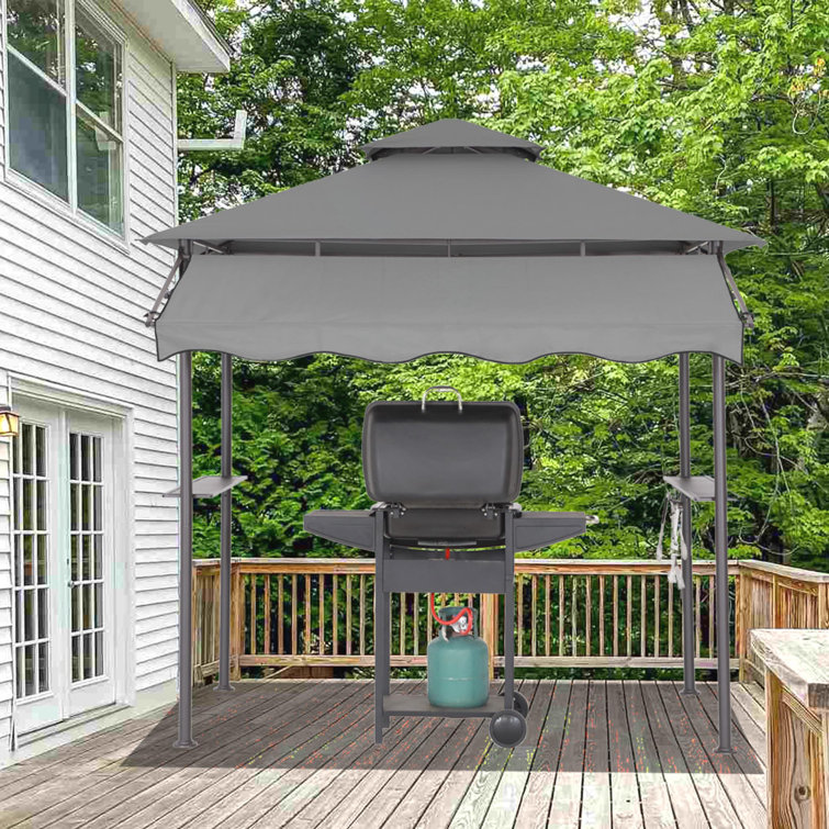 TOMWILL 8 Ft. W x 8 Ft. D Steel Grill Gazebo & Reviews - Wayfair Canada
